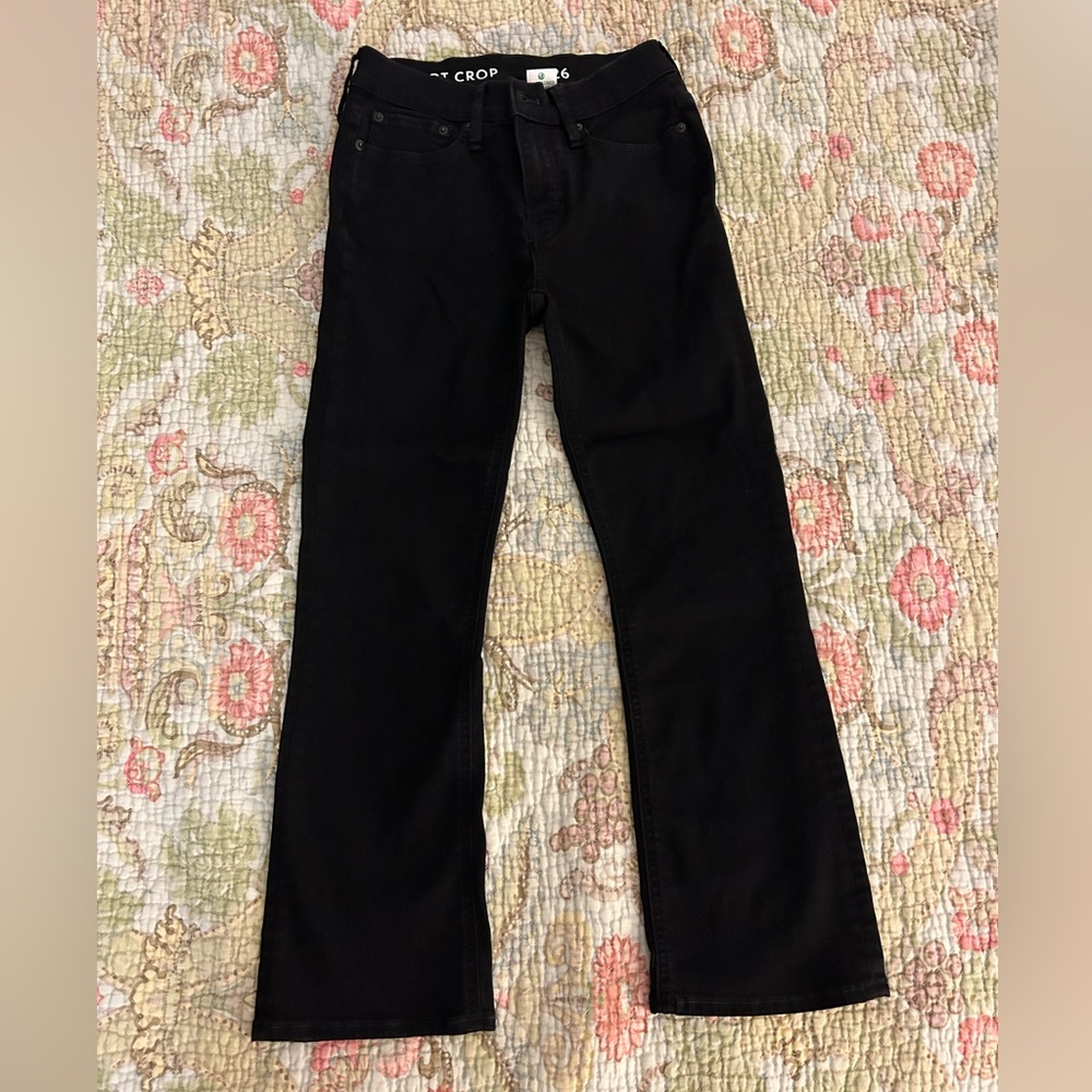 J Crew boot crop in black